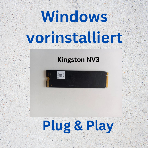 SSD Festplatte Kingston NV3 windows vorinstalliert