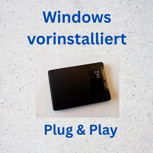 GSSD Festplatte SATA für Acer Aspire 5 A517-52G Windows 10 / 11 Pro vorinstalliert